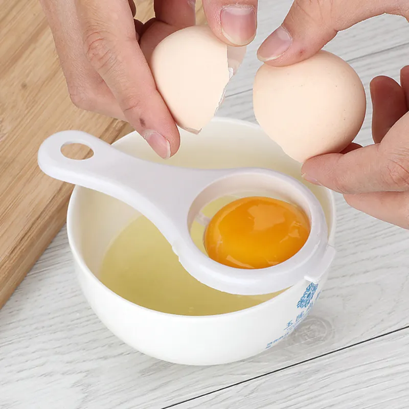 Egg Tools White And Yolk Separator With Silicone Holder Egg Dividers Suction Eggs Separator Cooking Tool Egg Kitchen baking tool