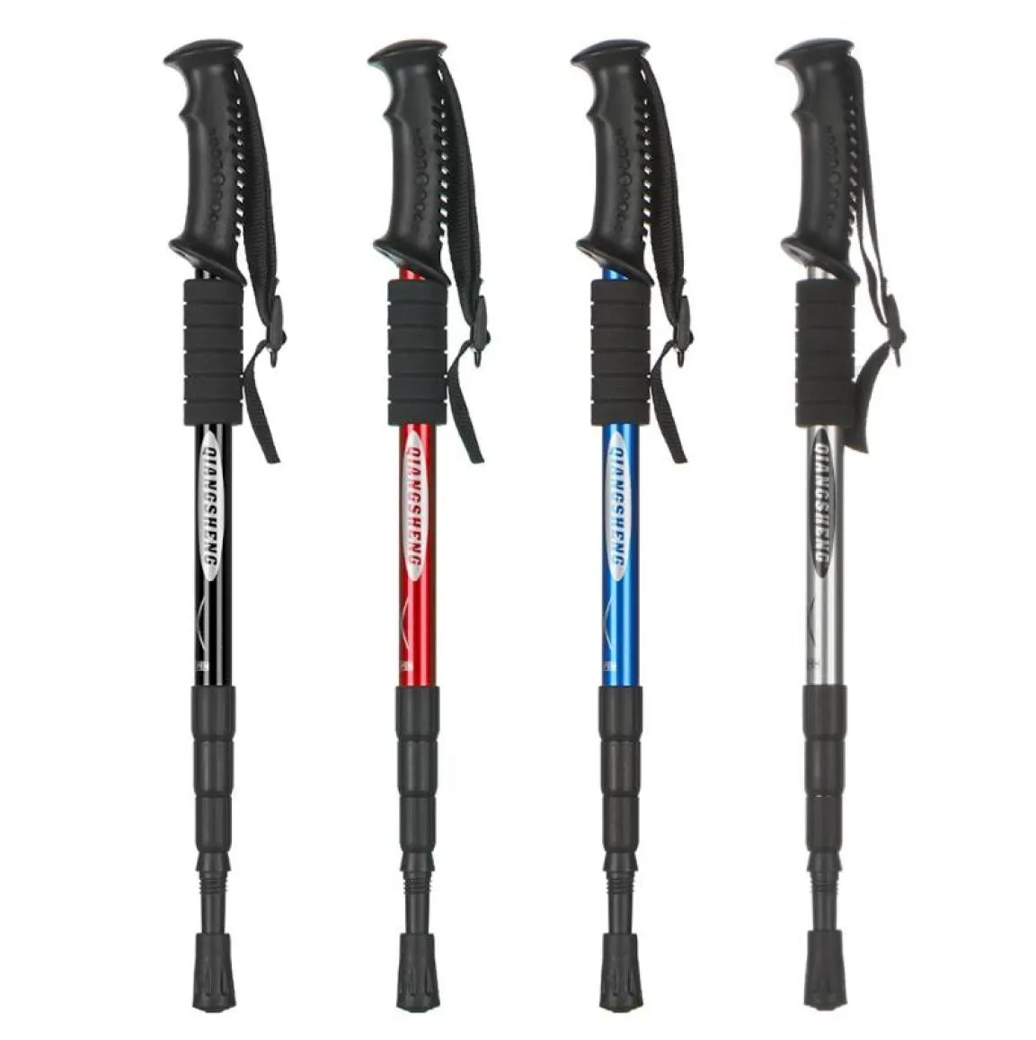 Ultralight Anti Nordic Walking Sticks Trekking Hiking Poles Canes With Rubber Tips Protectors6069315