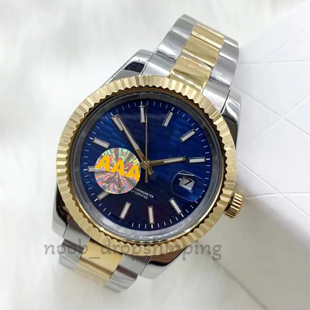 2024 koppelhorloge 41 mm automatische mechanische horloges saffier waterdichte horloges heren luxe beperkte horlogejurk ronde roestvrijstalen automatische datumhorloges geschenken