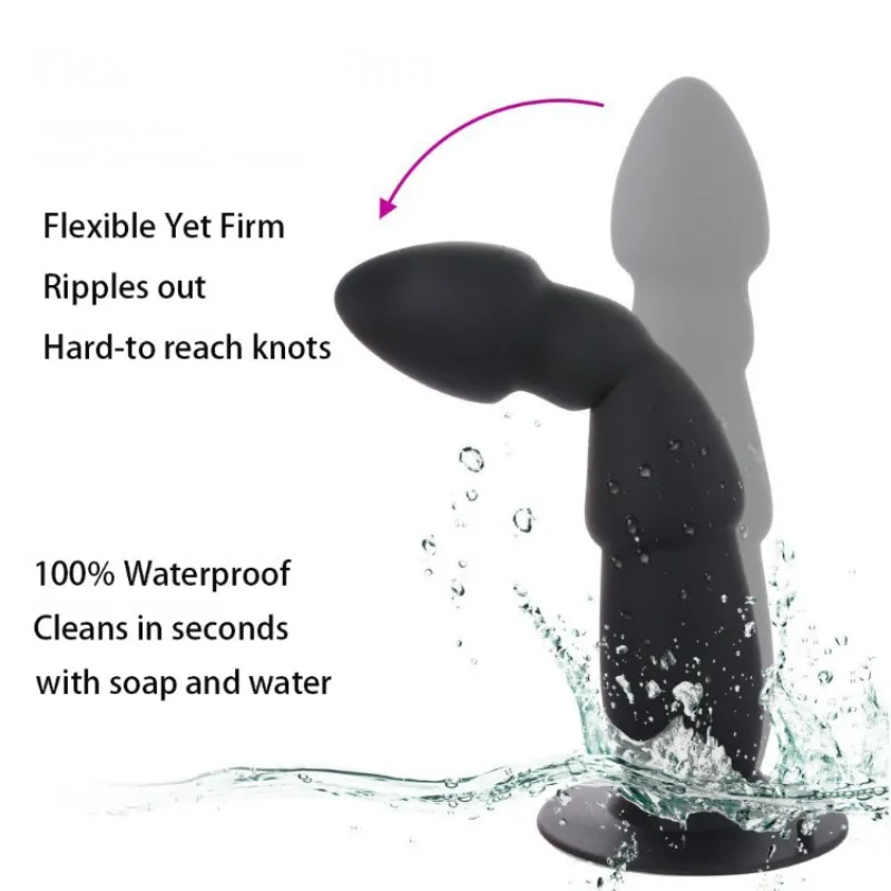 Nouvelle Arrivée USB Réaliste Silicone Godes Vibrateur GUIMI pour Hommes Butt Plug Pénis Anal Vibrateur avec Aspiration Mâle Jouets Érotiques Produits de Sexe