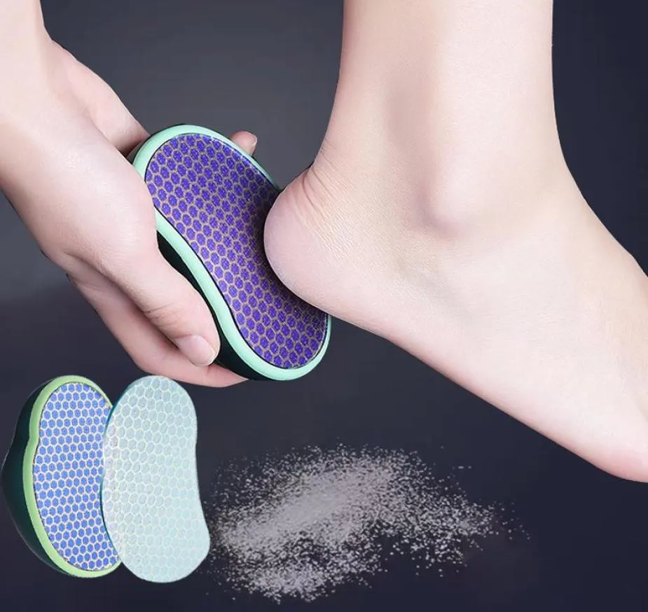 Spingi cuticole Nano Glass Raspa per piedi Lima per pelle dura morta Rimozione calli Strumento per pedicure Levigatura professionale per piedi Cura Ringiovanimento7755259