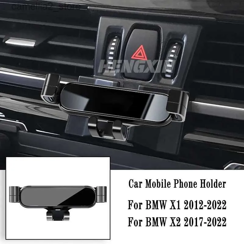 Autohouder Autotelefoonhouder Voor BMW X1 X2 F39 F47 F48 F49 2012-2022 Zwaartekracht Navigatiebeugel Luchtuitlaat Clipbeugel Draaibaar Ondersteuning Q231104