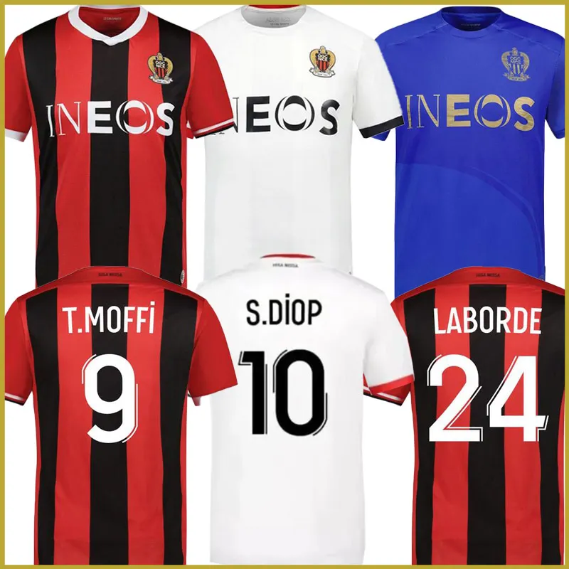 23OGC 24Nice FC domicile troisième ATAL Kluivert Stengs DELORT MELOU GOUIRI 23 24 OGCNice maillots de football DOLBERG DANTE KAMARA ATAL maillot de footsoccer maillots GD30