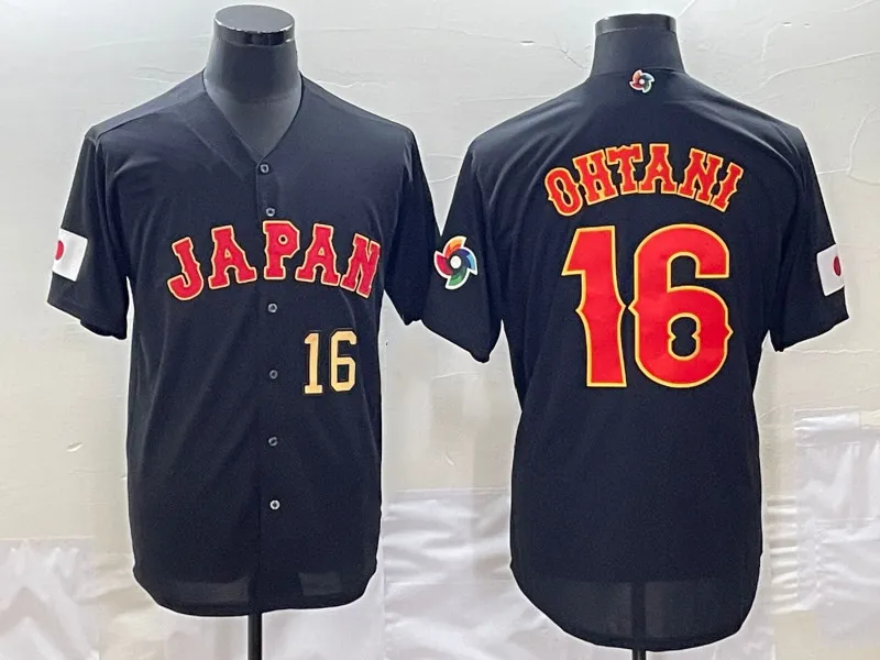 OHTANI 16 JAPAN ユニフォーム ❪L❫ Shohei Ohtani 16 Japan Baseball 2023 World Baseball Jersey