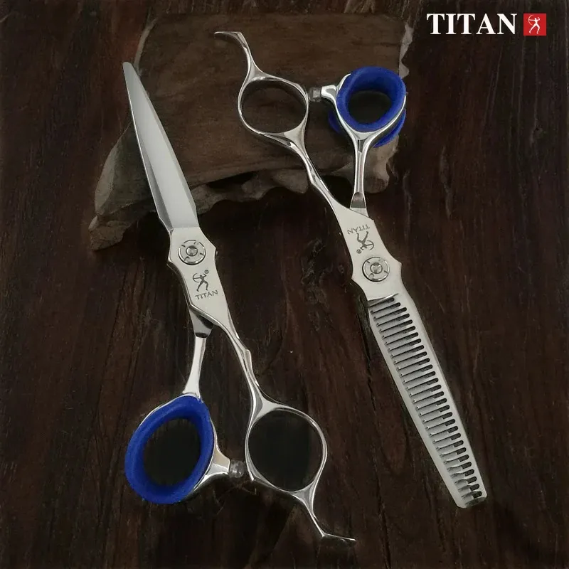 Ciseaux Ciseaux Titan ciseaux de coiffure professionnels coiffeur 60 pouces coupe outil de barbier amincissant 231102