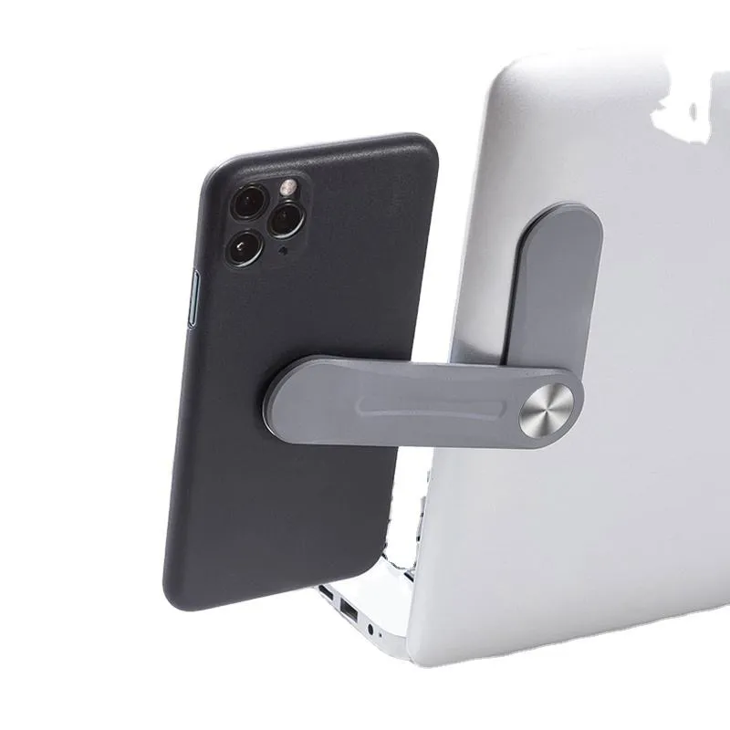 Magnetic Cellphone Mount Laptop Phone Holder Universal Computer Expansion Bracket Magnetic Suction Mobile Phone Holder