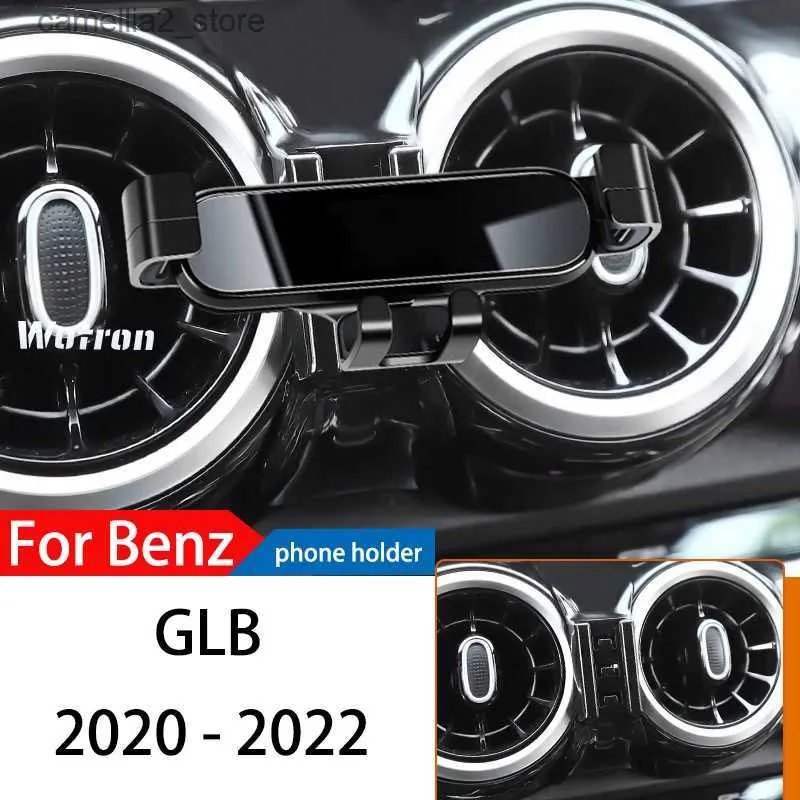 Autohouder Autotelefoonhouder Voor Mercedes Benz GLB X247 2020-2022 GPS Speciale zwaartekrachtnavigatie Mobiele beugel 360 graden draaibare standaard Q231104