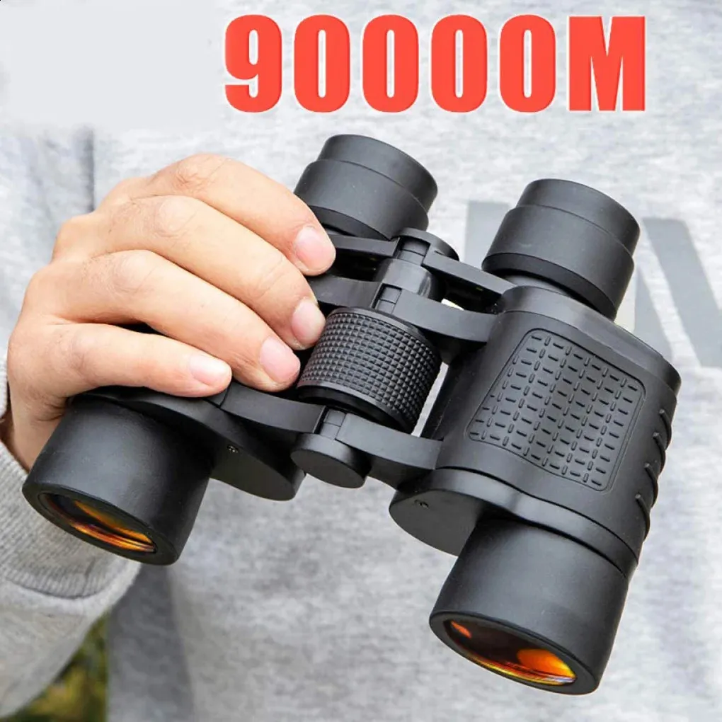 Hemore Jumelles Mains Libres 10x Zoom Haute Définition – Vision Nocturne Faible Lumière, Pour Oiseaux, Pêche, Voyages