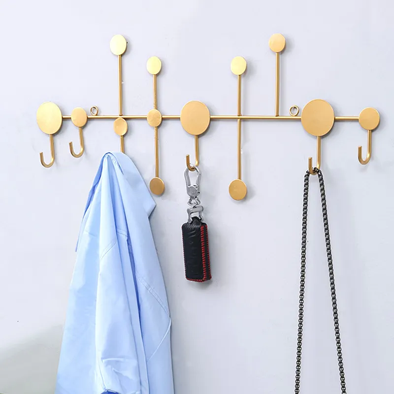 Hooks Rails Luxury Fitting Room Coat For Wall Nordic Style Door Key Hat Hanger Rack Storage Iron Hanging Hook Home Entrance Decor 230331