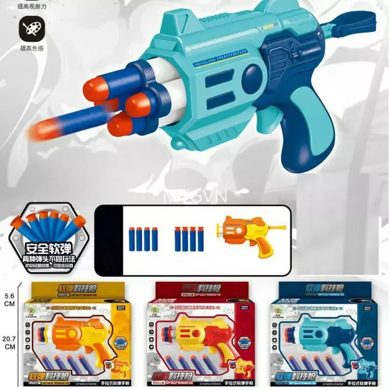 Realistic Toy Guns Model: Foam Dart Blaster Pretend Play Fun For Kids ...