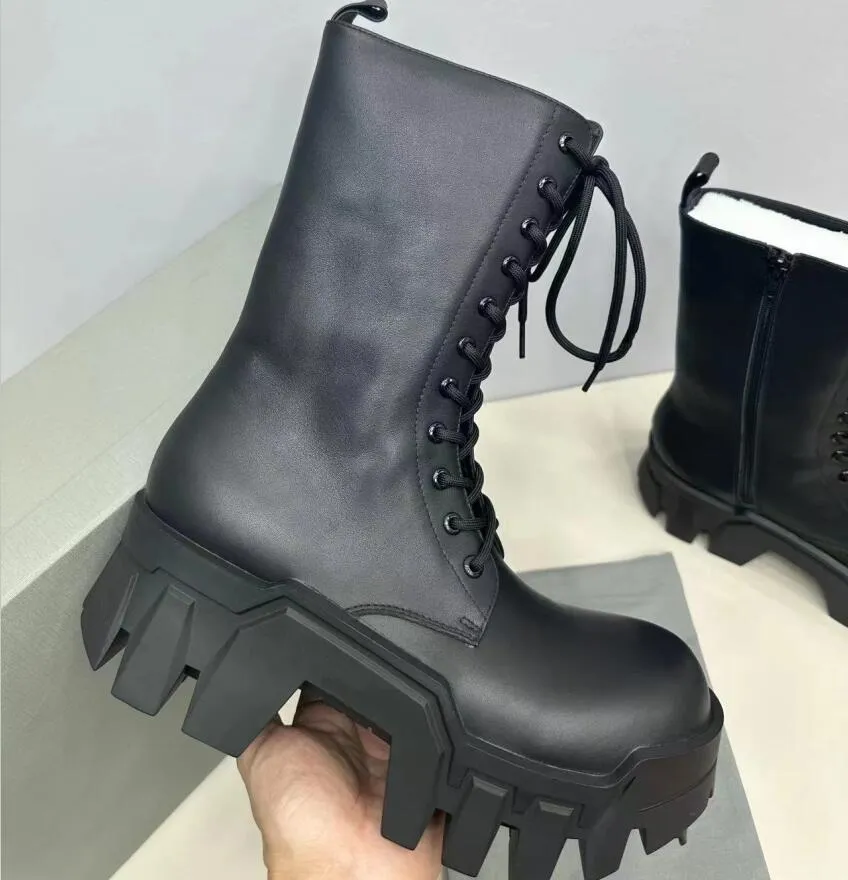 LACE UP TANK SOLE BOOTS Mサイズ Secret Lace-up Short Boots Tank Sole Ver. Black M - Cosplay