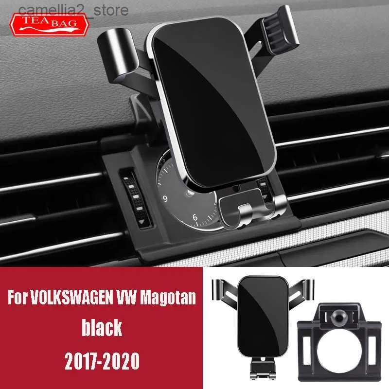 Support pour voiture réglage support de téléphone de voiture pour VW Magotan Passat B8 2017-2020 Teramont Sagitar 2015-2020 support de Navigation d'évent Q231104