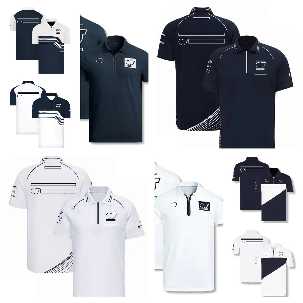 T-shirt per piloti del team F1 Nuovi abiti da corsa di Formula 1 Polo per tifosi Abiti da lavoro personalizzati per uomini e donne