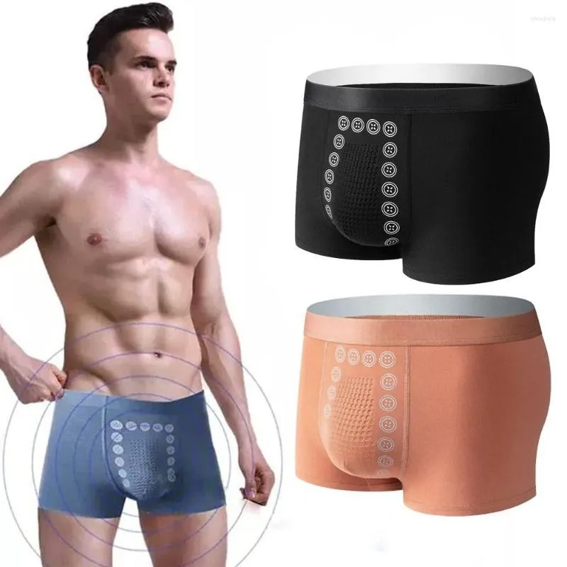 Mutande XL Ice Silk Uomo Campo Energetico Terapia Magnetica Intimo Uomo Energetico