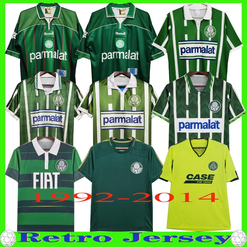 Palmeiras 1999 Retro Soccer Jersey Men's Short Sleeve Green