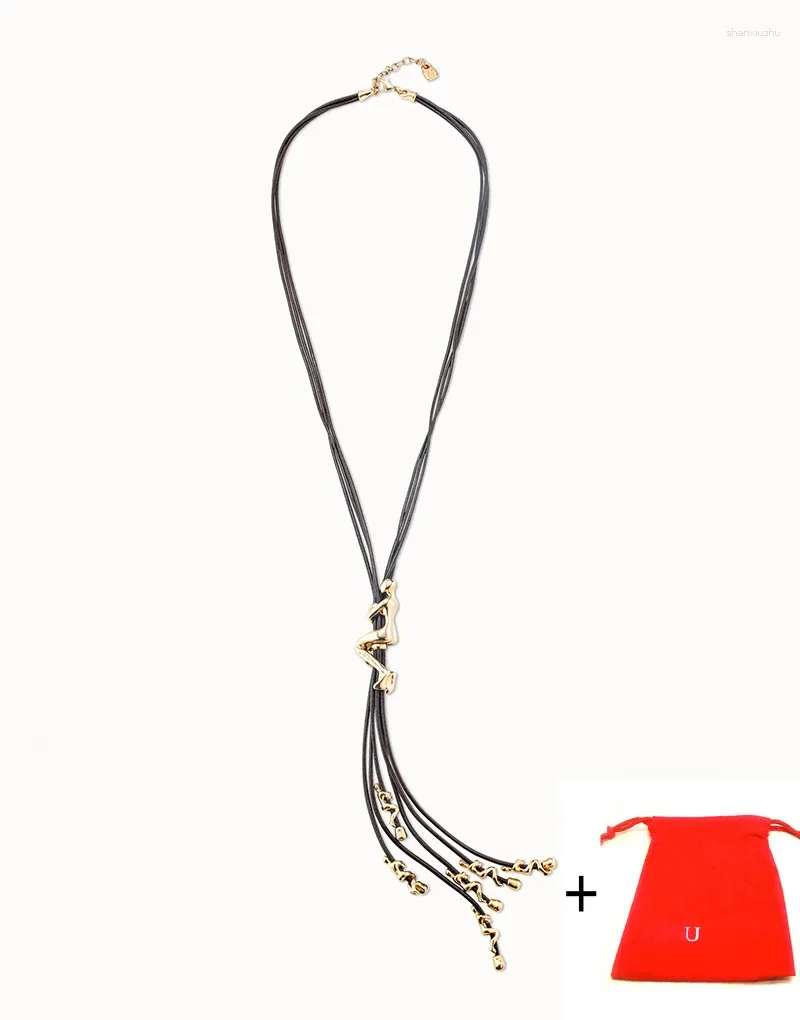 Chains Novo Espanhol Venda Quente Exquisite Corda De Alta Qualidade Colar Das Mulheres Romantic Jewelry Gift Pack