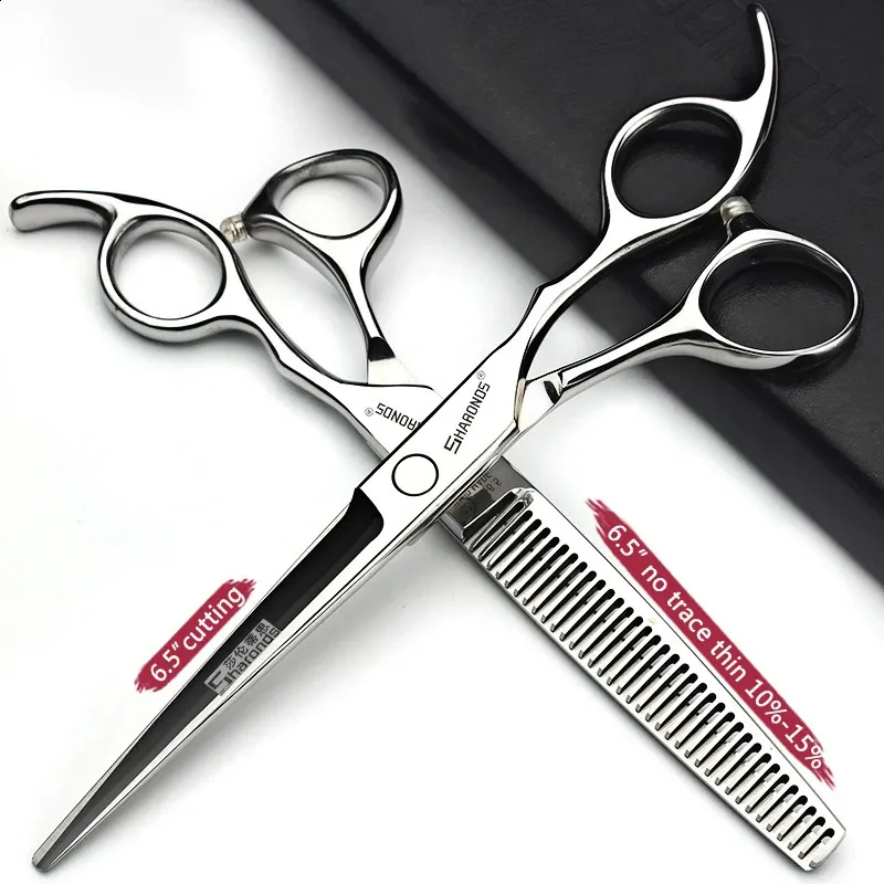 Tesoura tesoura ASHADOW 665775 polegadas Japão profissional cabeleireiro barbeiro afiado corte de cabelo desbaste clippers 231102