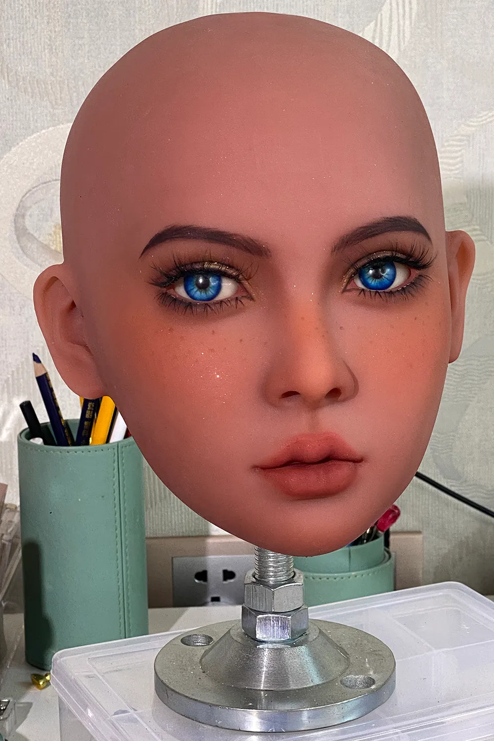 158cm Female Sex Doll Small Breasts Silicone Life Size Doll with Freckle  Face and Metal Skeleton from Dhgate Sex Dolls - price 726.77