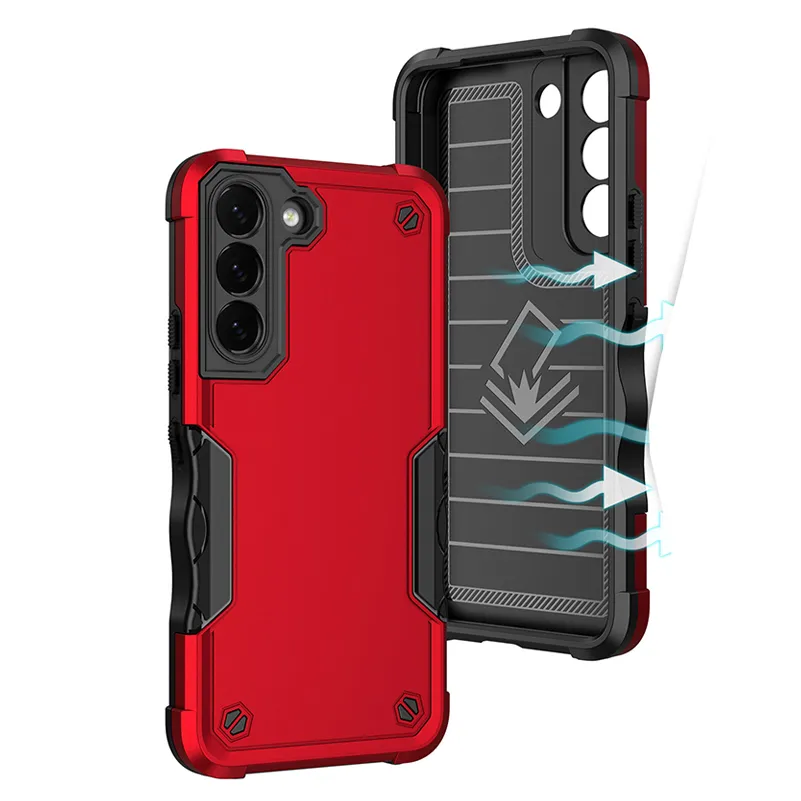 Hybird Defender Case for iPhone 15 Pro Max 14 13 12 11 XR × 7 8 Plus PC TPU srackproof cover