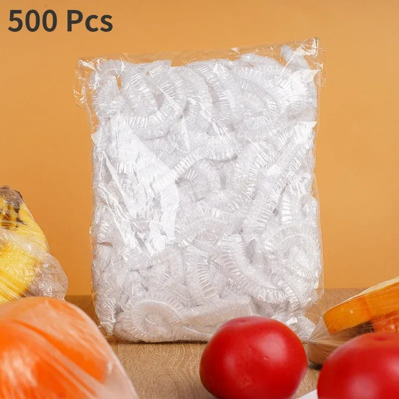 100 Pièces Couverture Alimentaire Jetable Film Plastique