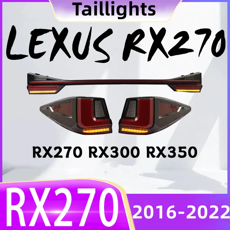 Voor Lexus RX 20 16-20 22 LED Door Achterlicht Running Light Richtingaanwijzer Remlichten Stop Licht LED achterlicht Montage