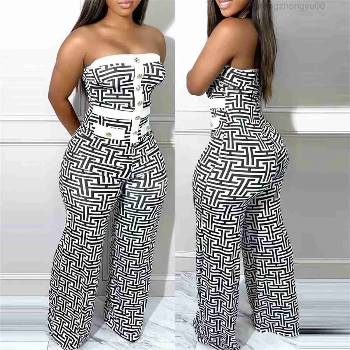 2023 Vestidos Casuais Mulheres Macacões Macacões Outono Roupas de Verão Sexy Clube Manga Longa Sólida Calças Skinny Sportswear Bodysuits Club Party Suits Outfits Tamanho S-2XL