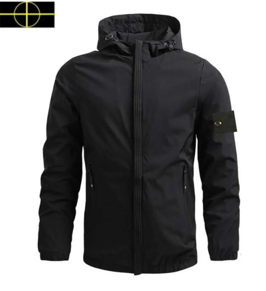 stone jacket 2023 Mode Herren Designer Herren Damen Oberbekleidung Frühling Herbst Mantel Windjacke Reißverschluss Herren Casual Outdoor Sports Asiatische Größe S-4XL 5A08