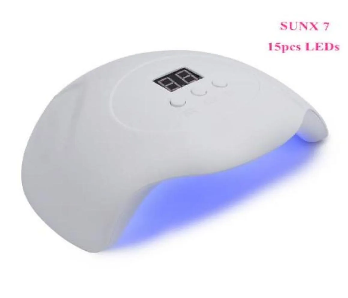 SUN X7 UV LED sèche-ongles 30W Gel vernis lampe à polymériser avec minuterie inférieure affichage LCD lampe à séchage rapide pour ongles manucure Tools7925579