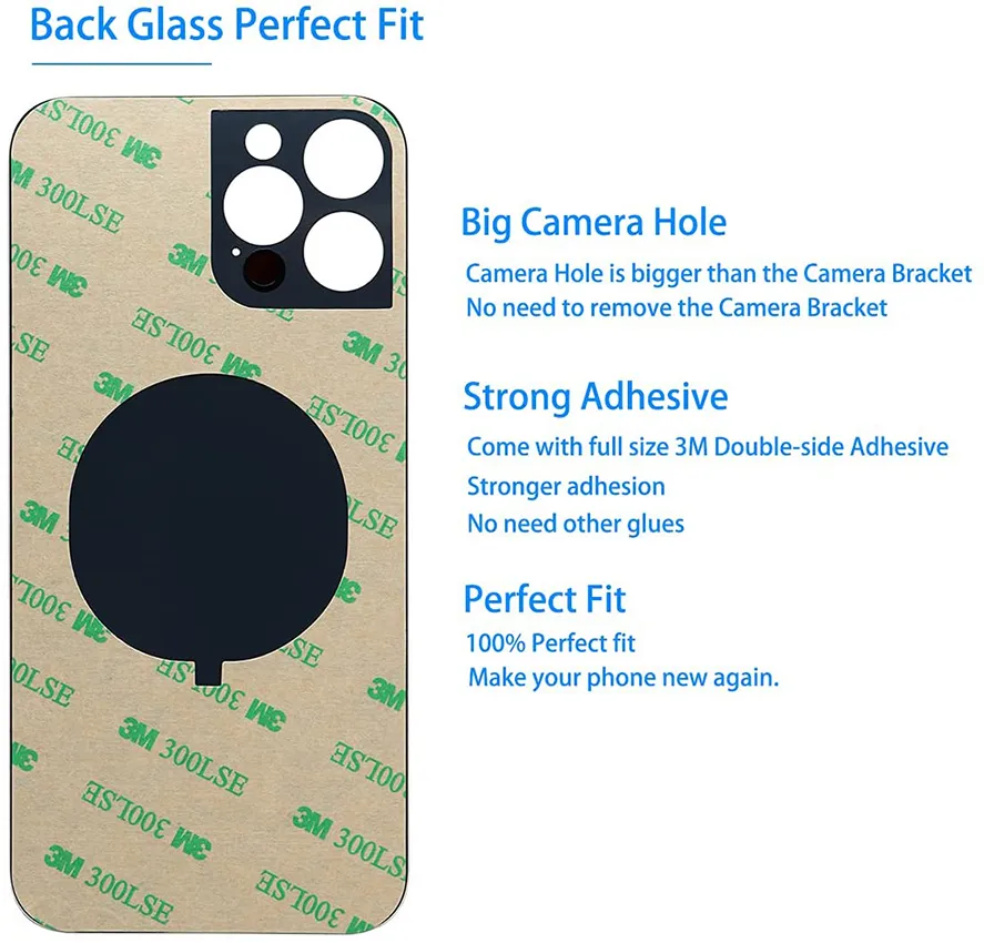 Phone Rear Glass OEM Big Hole Back Glass Cell Phone Housings For... From Addphone, $1.06 ...