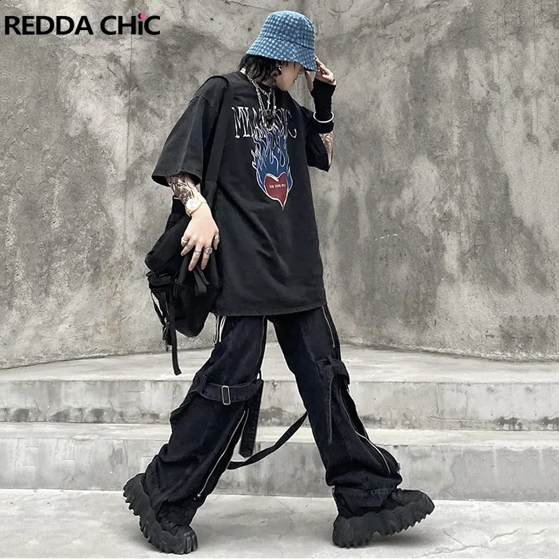 DHgate.com:REDDACHiC Mens Straight Jeans, Open-Zipper Knee