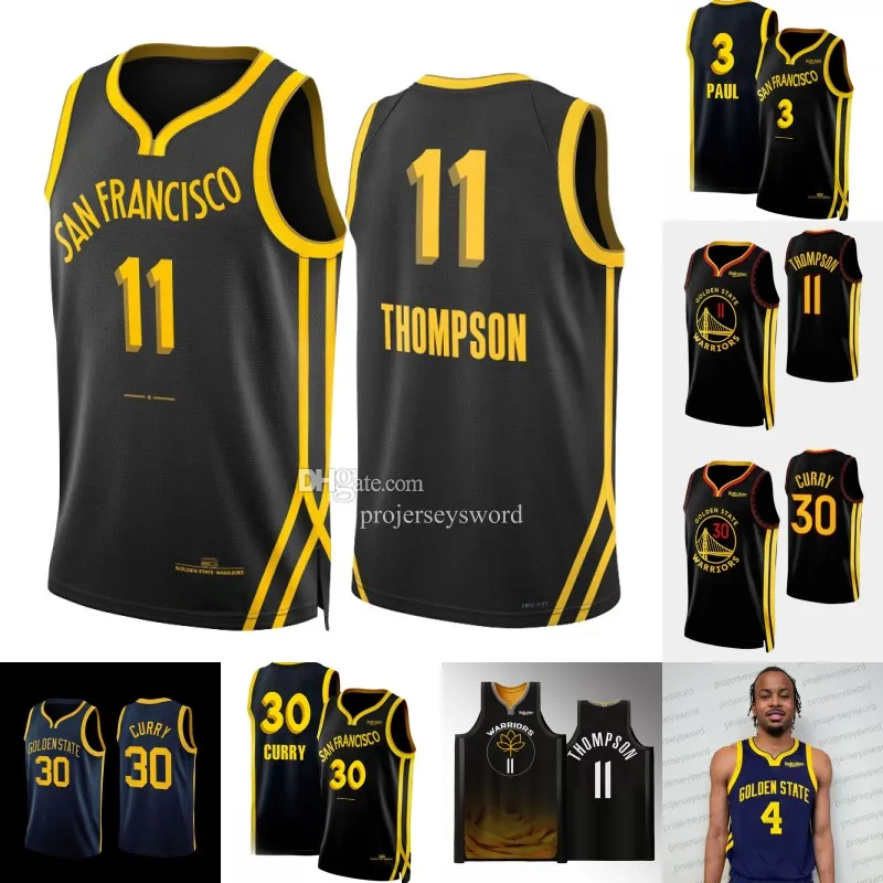 Maillot NBA Golden State Warriors 2023-24 Stephen Curry 30# Bleu