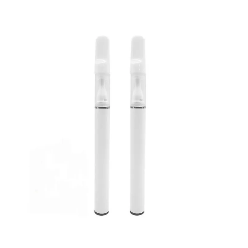 100% 원래 세라믹 0.5ml 1.0ml 아토마마저 유리 기화기 카트 280mAh 배터리 하단 표시기 LED 조명