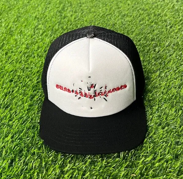 Trucker Cap Europese en Amerikaanse geborduurde baseballpetten met platte rand, heren en dames