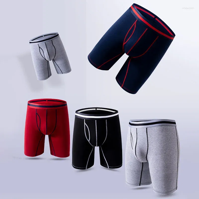 Calzoncillos Boxers para Hombre, calzoncillos tipo bóxer sexis, transpirables, cómodos y sólidos, a la moda, ropa interior para Hombre