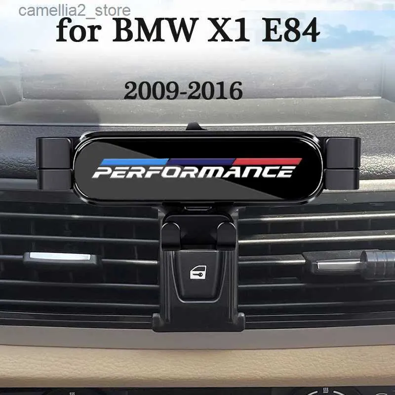 BMW X1 E84 2009-2016 Araç Tutucu Telefon Tutucusu Araba Stil Braketi GPS Stand Rotatable Destek Mobil Aksesuarlar Q231104