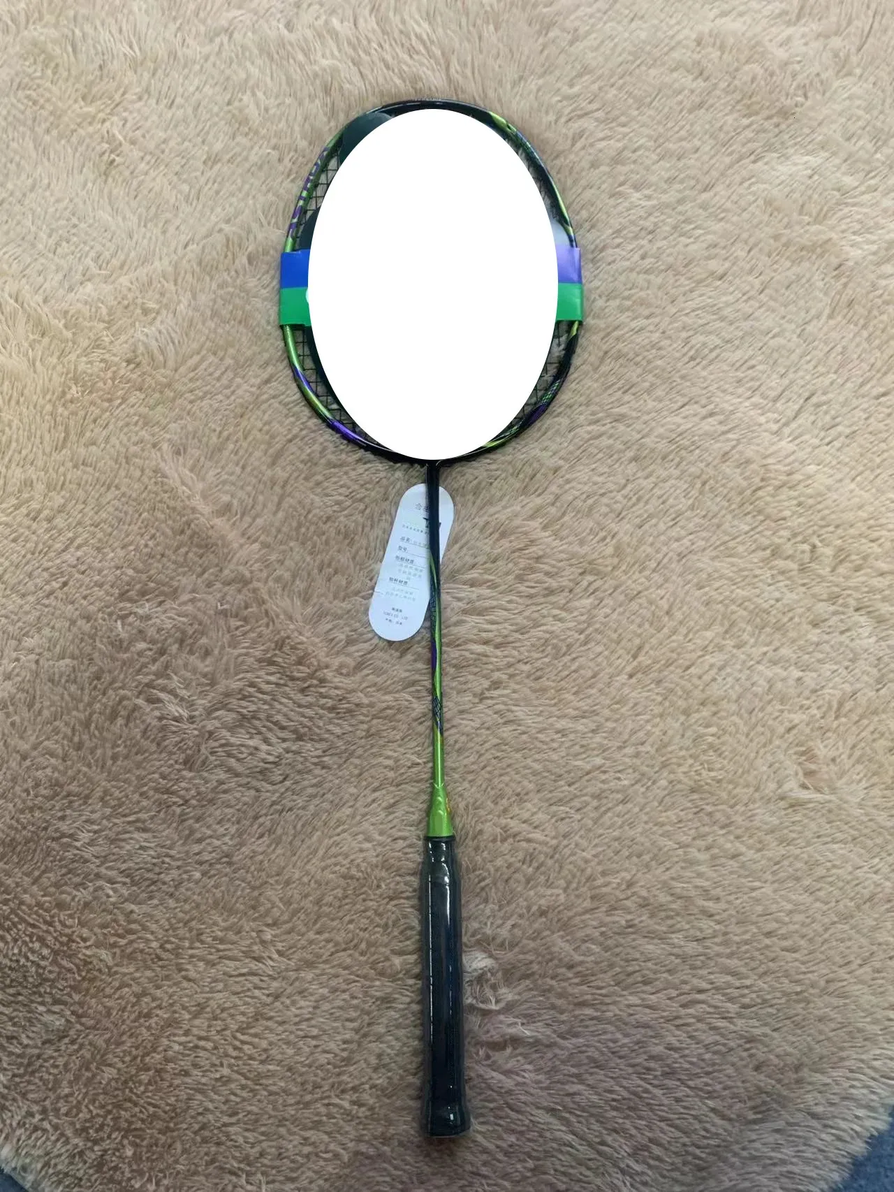 4U High-Pressure Badminton Racket Alla kolfiber Högt utseende flera modeller att välja mellan med en påse 231120