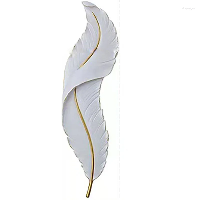 Lâmpada de parede Nordic Light Luxury Feather Art TV Fundo Corredor Atmosfera Magic Color Horse Correndo Sala de estar