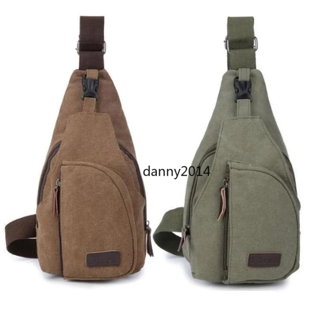 Portable mini outdoor hiking cycling chest bag hunting tactical bags men women vintage sport crossbody bags camping travel canvas 5334987