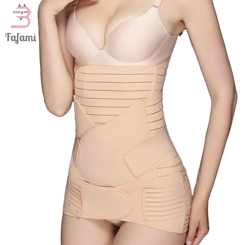 Moederschap Intimates 3 PiecesSet Postnatale bandage Na Zwangerschap Riem Ondergoed Postpartum Buik Band voor Zwangere Vrouwen 231102