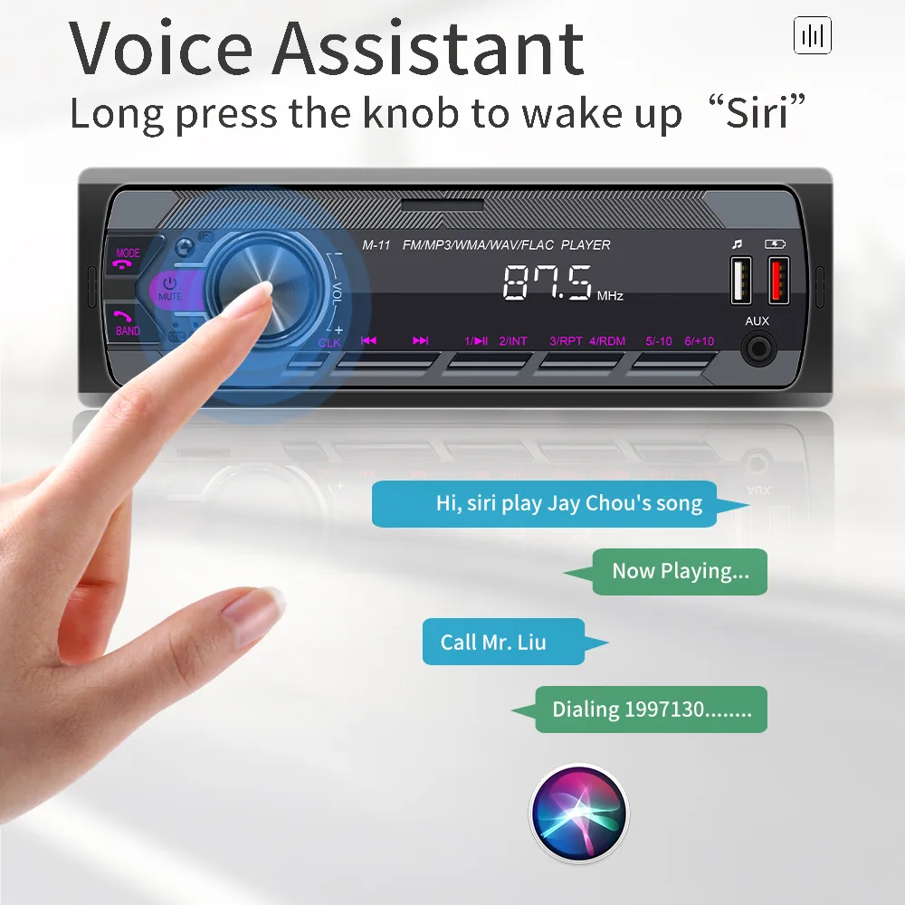 Новый Автомобильный Bluetooth Стерео Аудио Инструменты Светодиодный MP3  Плеер FM Радио Пульт Дистанционного Управления AUX FM Aux Multimedia Dual  USB TF Может Заряжать Телефон От 1 516 руб. | DHgate