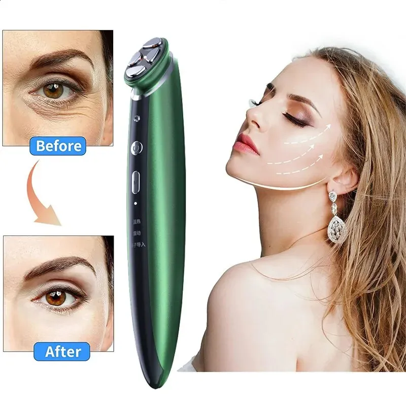 Eye Massager EMS Beauty Massage Machine Import Cream Bags Black Eyes and Multifunctional Household Skincare Tool 231102