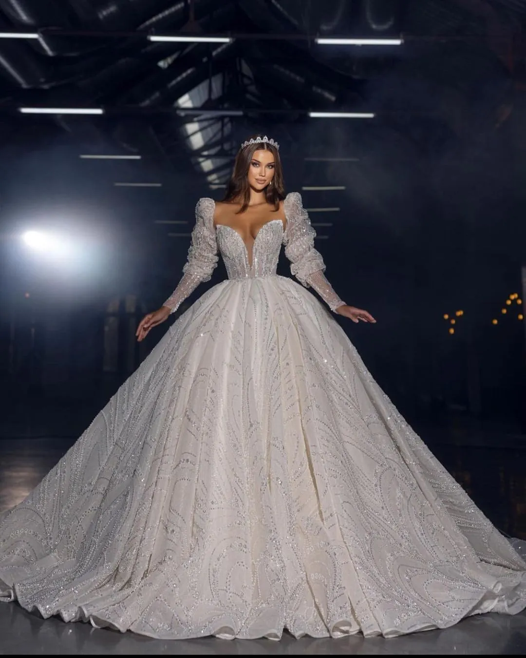 Silver Diamond Crystal Princess Dress Silver Diamond Crystal Princess Dress