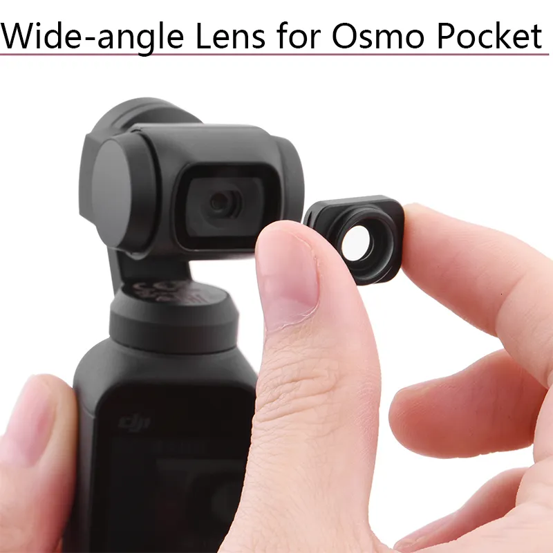 Selfie Monopods Stor vidvinkellins för DJI Osmo Pocket 1 Professionell HD Magnetstruktur Handhållen Gimbal Camera Accessories 230403