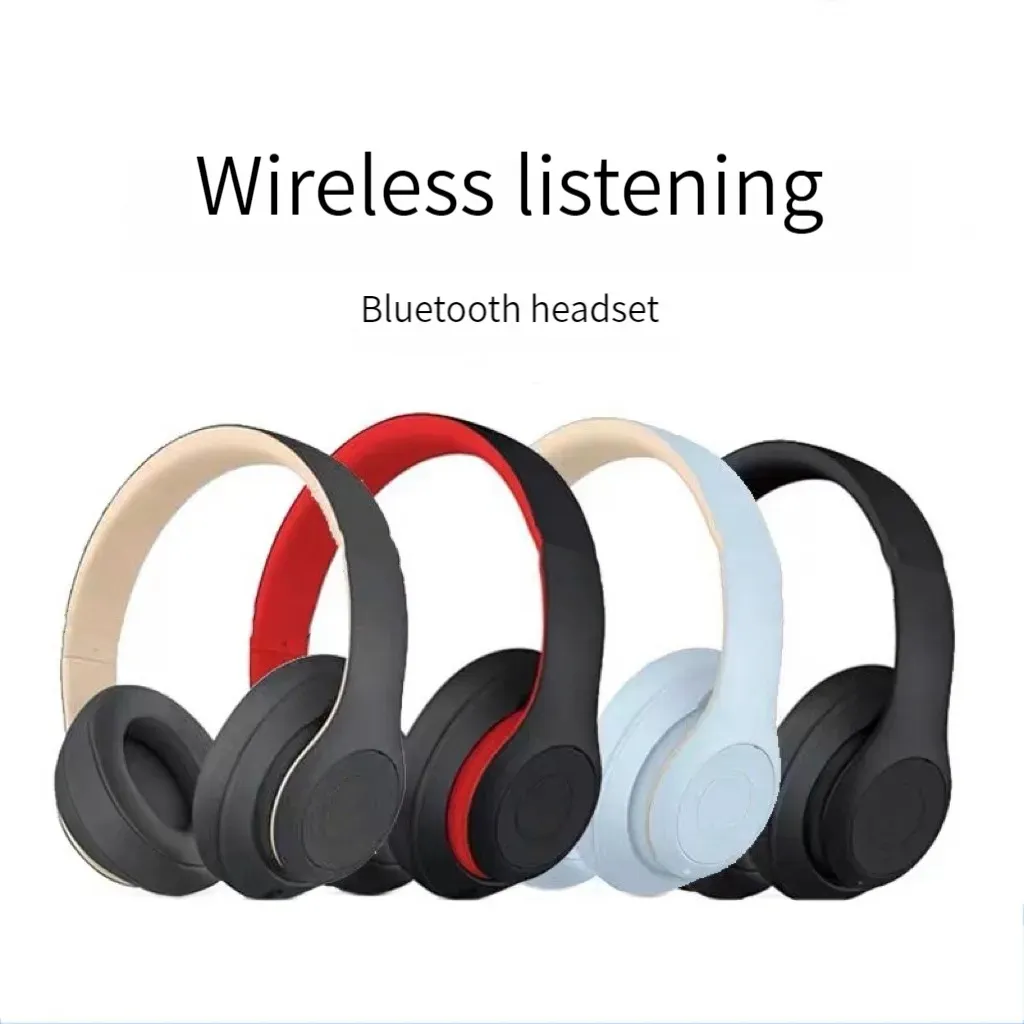 Headset 3 Trådlös Bluetooth -headset ST3.0 Stereo Foldbar Sports Trådlös mikrofon Headset Headset Headset Gaming Bluetooth Noise Reduction Headset