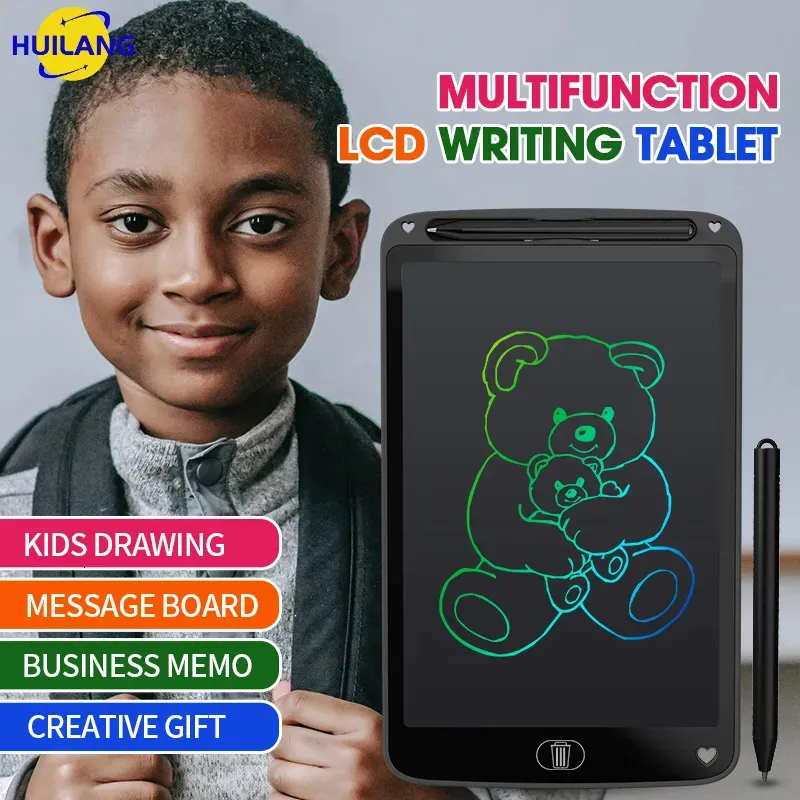 Zeichnen von Malereien Lieferungen 12inch LCD Schreiben Tablet Ziffer Magic Blackboard Electron Board Art Tool Kinder Spielzeug Brain Game Kind Geschenk 231110