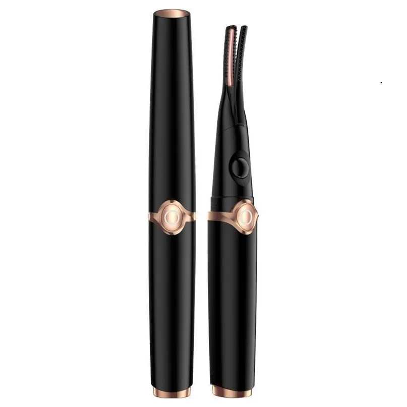 Wimpern Helller Elektrische Eyelash Helller Schnelles Heizung Eisentemperatur einstellbarer natürlicher Wimpernrolle Make -up Wimpern Curl Stift USB -Ladung 231102