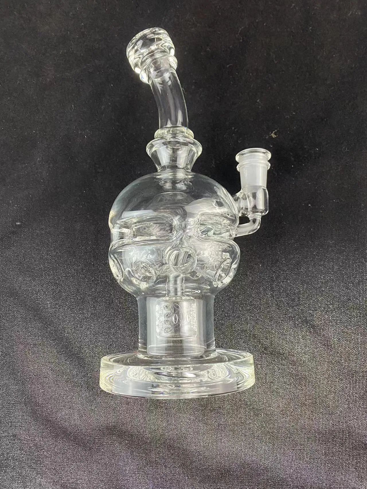 Clear Egg Glass Hookah Dab Plata