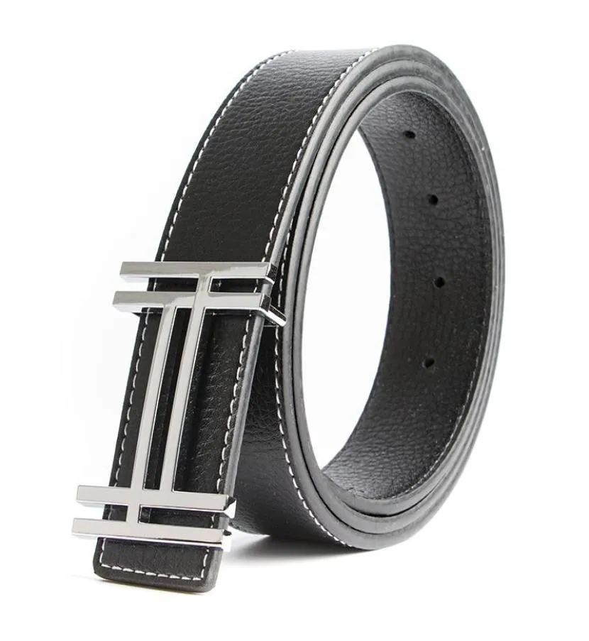 Belts Luxury Designer Brand Cowhide Belt Men High Quality Women Genuine Real Leather Dress Strap For Jeans Waistband9137238