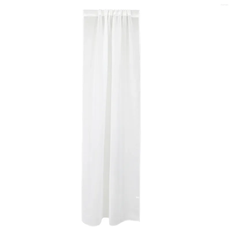 Curtain Panels Curtains White See Through Window Voile Home Semi Sheer Translucent