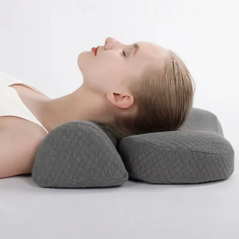 Kissen Cervical Memory Foam Konturbettkissen für Seitenschläfer Ergonomisches orthopädisches Schlafen 231102